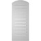 Ekena Millwork Arch Top Surface Mount PVC Gable Vent w/ 2"W x 2"P Brickmould Sill Frame, 14"W x 32"H GVPAR14X3203SN - alternate 3
